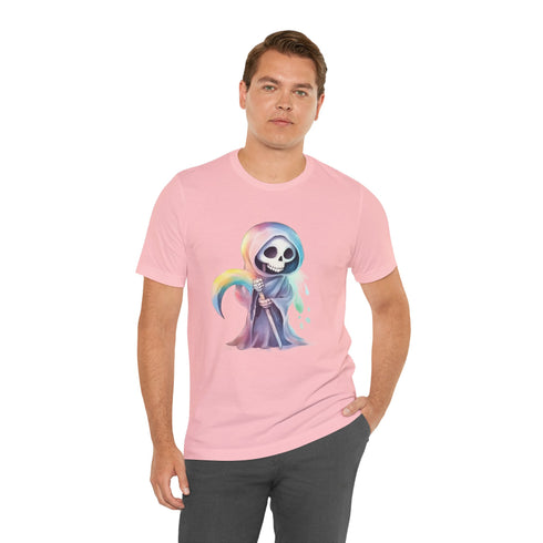 Cute Colorful Reaper - Short Sleeve Tee